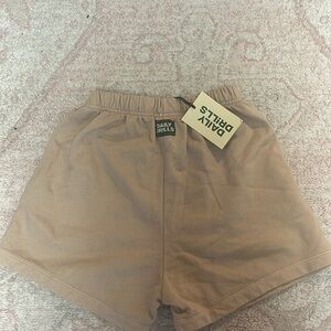 Tan Daily Drills Sweat Short NEW WITH TAGS!! size xs/s!